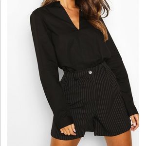 gently worn v neck top